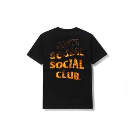 A Fire Flame Inside Black Tee