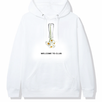 hello good bye whtie hoodie