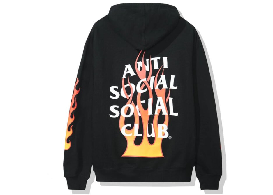 Anti Social Social Club Black Firebird Hoodie