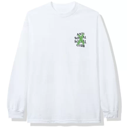Anti Social Social Club Cancelled white Long Sleeve Tshirt