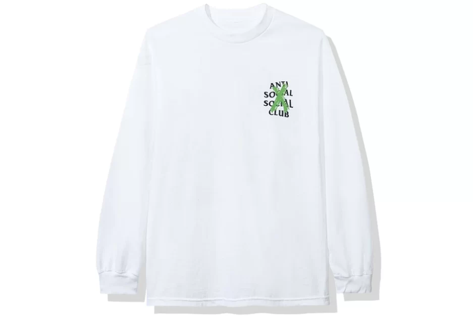 Anti Social Social Club Cancelled white Long Sleeve Tshirt