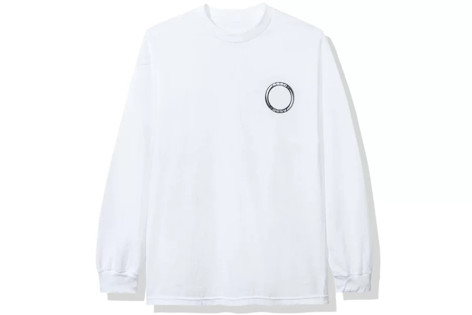 Anti Social Social Club Trofeo Long Sleeve white Tshirt