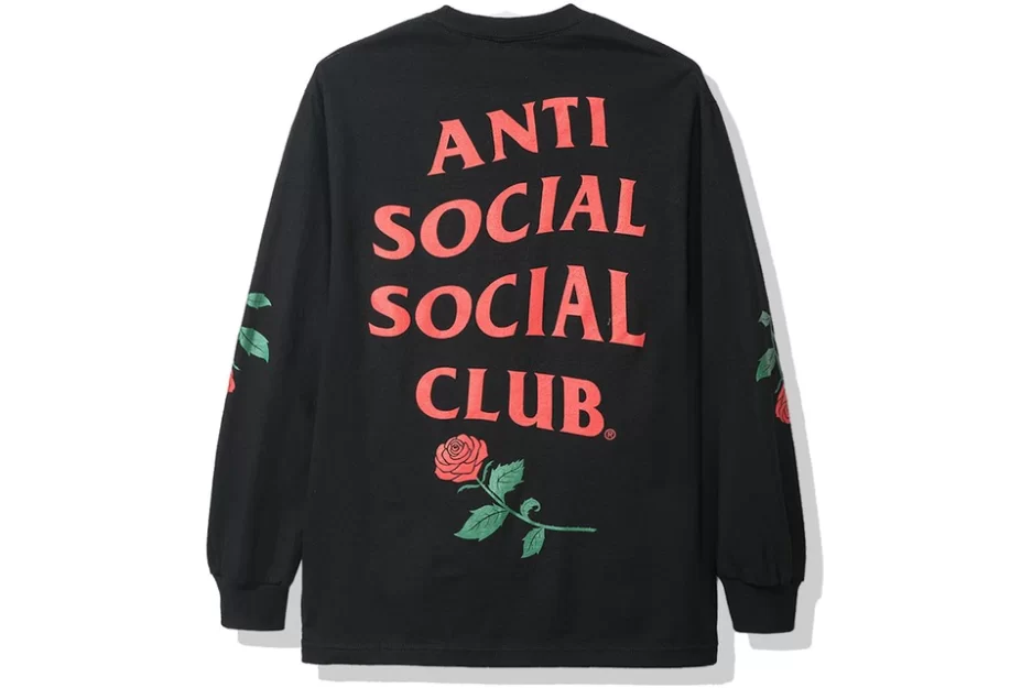 Anti Social Social Club Violets Are Blue Long Sleeve Tshirt