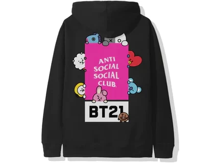 Anti Social Social Club x BT21 Madhouse Hoodie