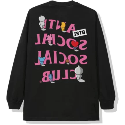 Anti Social Social Club Track long sleeve Tshirt