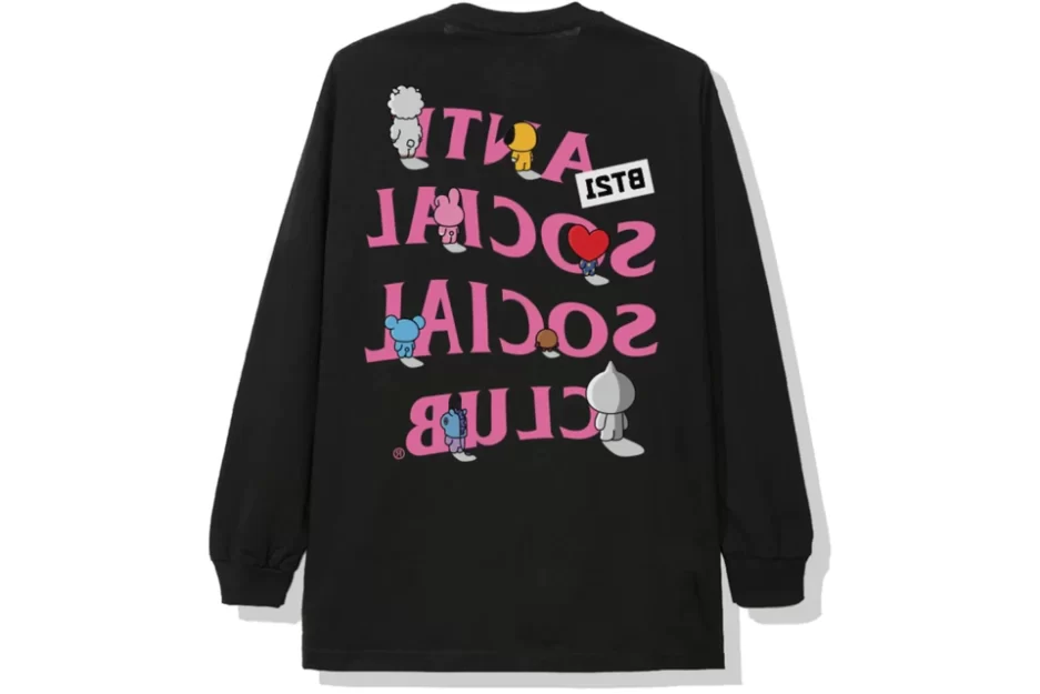 Anti Social Social Club Track long sleeve Tshirt