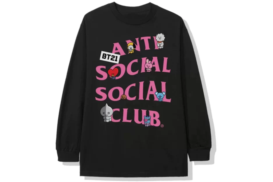 Anti Social Social Club Track long sleeve Tshirt