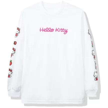 Anti Social Social Club x Hello Kitty White Long Sleeve Tshirt
