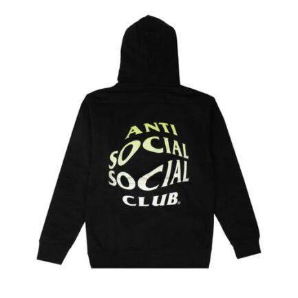 Anti Social Social Club Crystal Clear Hooded back