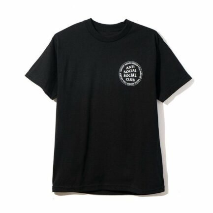 Anti Social Social Club Never You Black Tee front