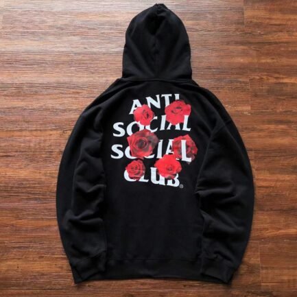ASSC Rose Blossom Black Hoodie