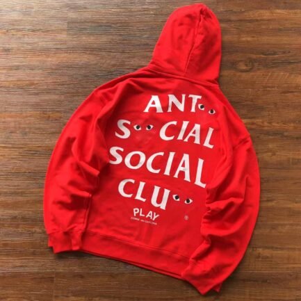 ASSC x CDG Heart Red Hoodie