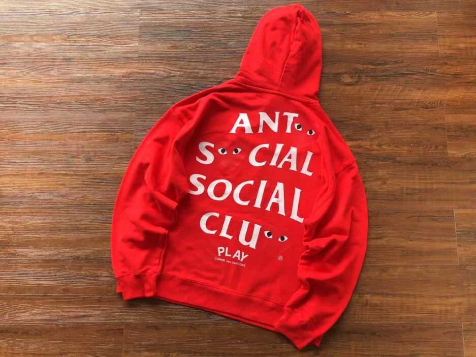 ASSC x CDG Heart Red Hoodie