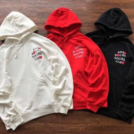 ASSC x CDG Heart White Hoodie