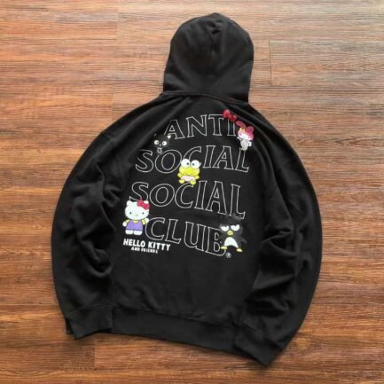 ASSC x Hello Kitty and Friends Black Hoodie