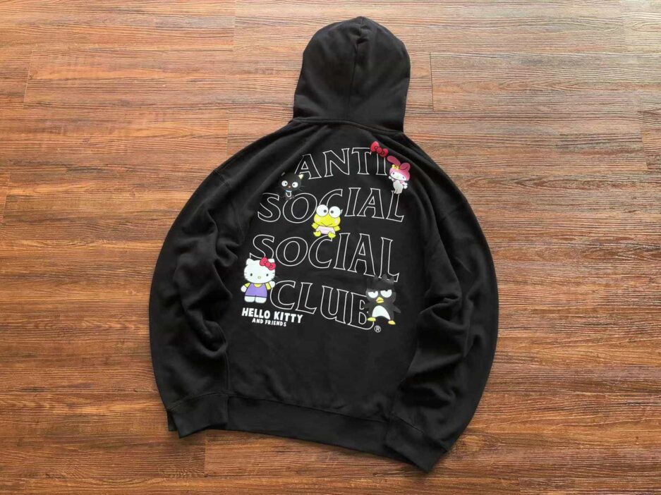 ASSC x Hello Kitty and Friends Black Hoodie