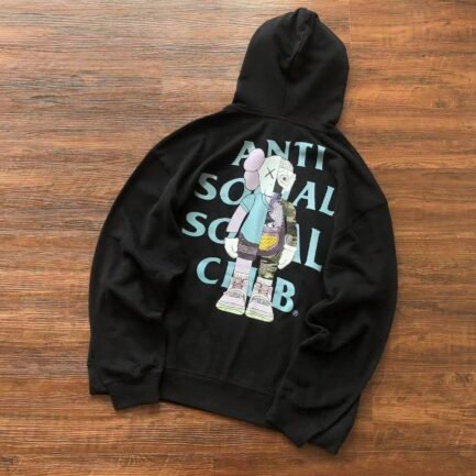 ASSC x Kaws Black Hoodie