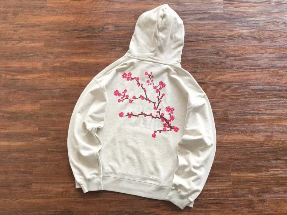 Anti Social Social Club Pink Flower Off White Hoodie