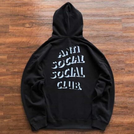 Anti Social Social Club Shaded Black Hoodie