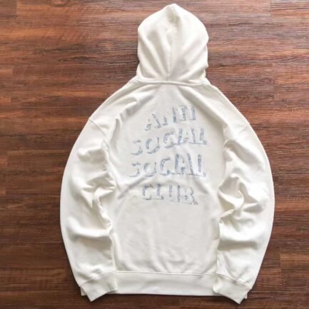 Anti Social Social Club Shaded White Hooodie