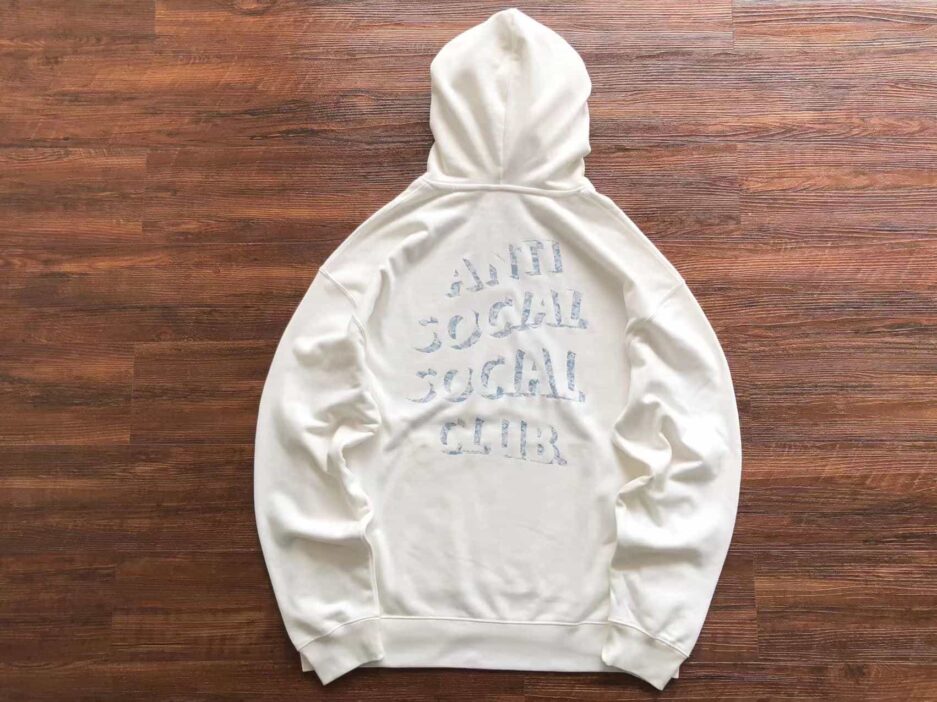 Anti Social Social Club Shaded White Hooodie