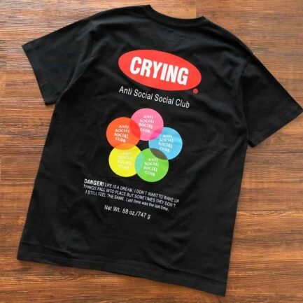 Anti Social Social Club x Crying Black Tee