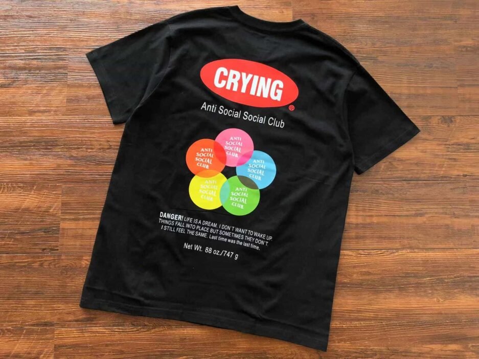 Anti Social Social Club x Crying Black Tee