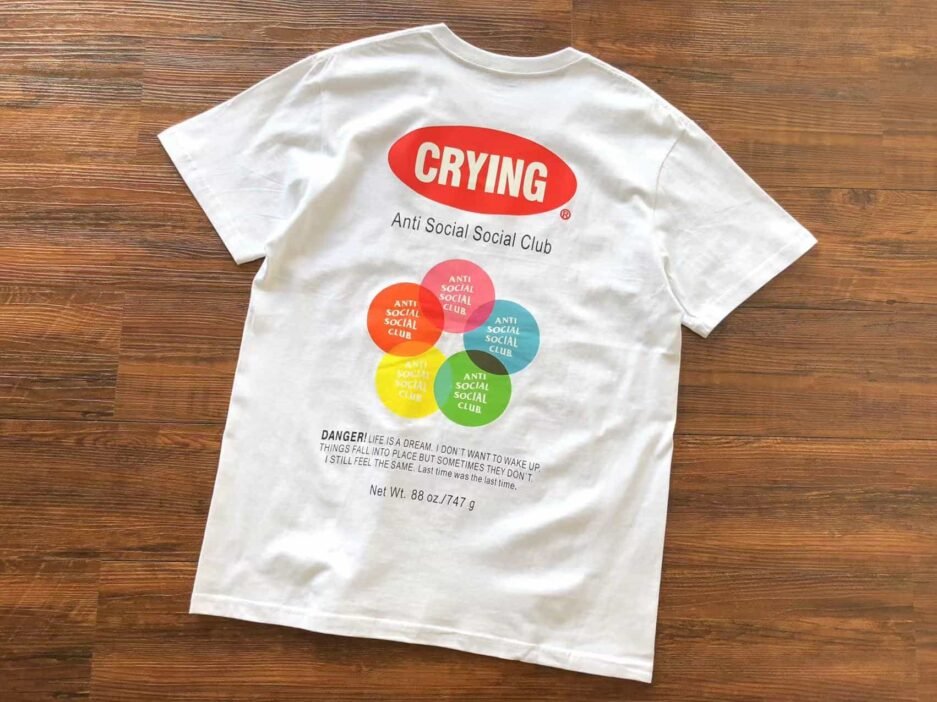 Anti Social Social Club x Crying White Tee