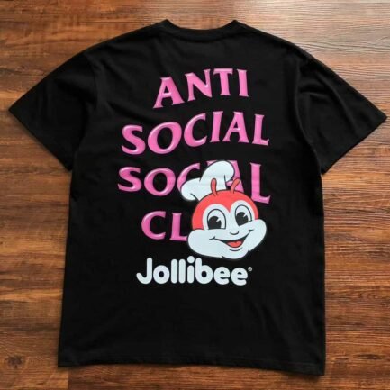 Anti Social Social Club x Jollibee Black Tee