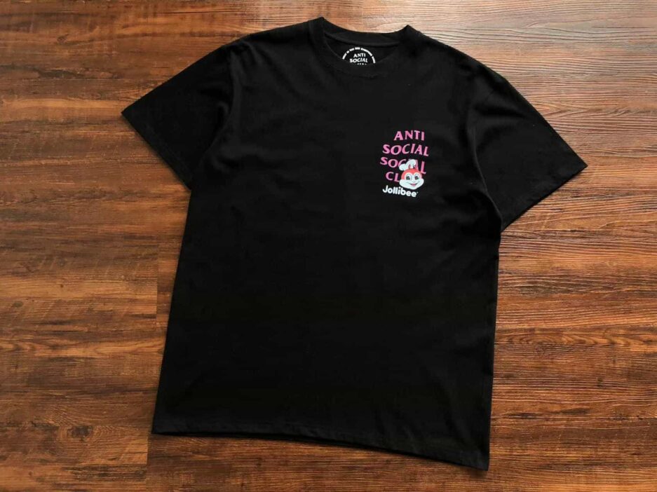 Anti Social Social Club x Jollibee Black Tee