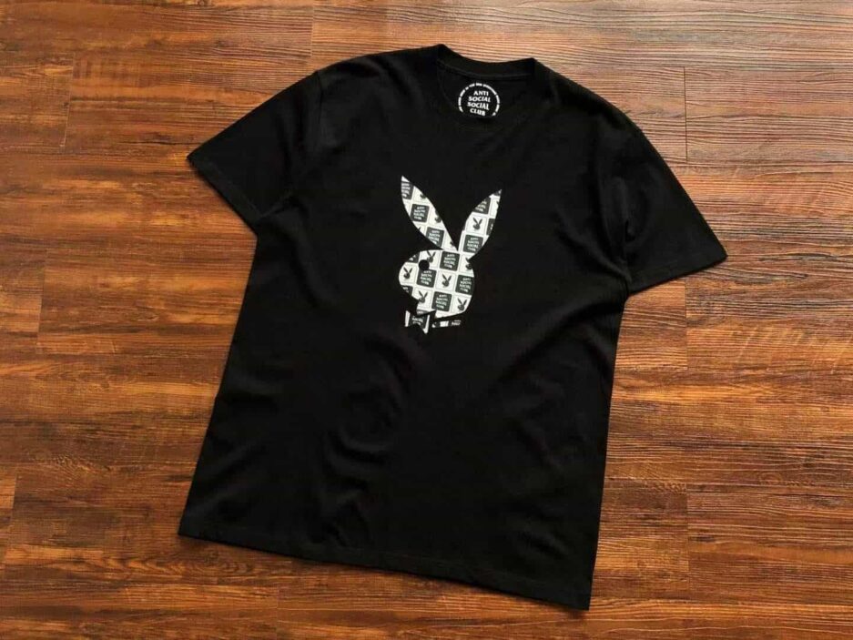 Anti Social Social Club x Playboy Black Tee