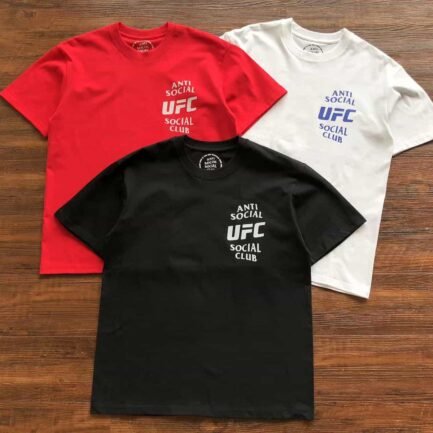 Anti Social Social Club x UFC White Tee