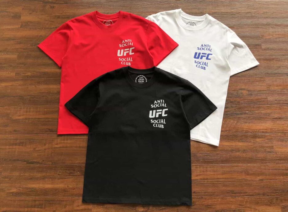 Anti Social Social Club x UFC White Tee