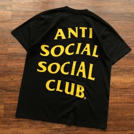 Anti social social club A Drop Black Tee