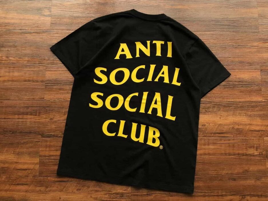 Anti social social club A Drop Black Tee