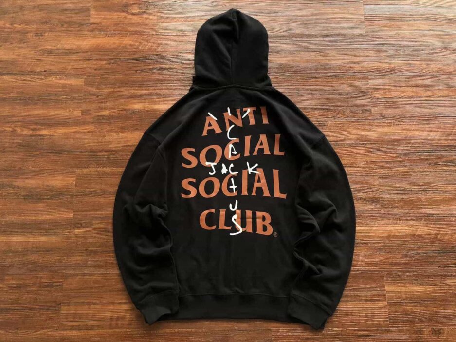 Undefeated Anti Social Social Club Black Hoodie