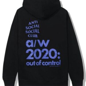 Anti Social Social Club 2020 Hoodie- Black