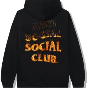 Anti Social Social Club A Fire Inside Flame Hoodie