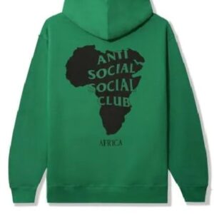 Anti Social Social Club Africa Green Hoodie