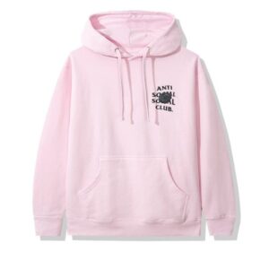 Anti Social Social Club Bat Emoji Hoodie – Pink