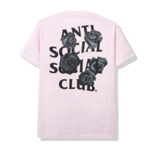 Anti Social Social Club Bat Emoji Tee – Pink – SS20