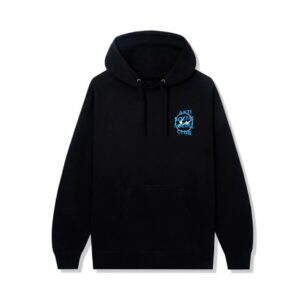 Anti Social Social Club Blue Precious Petals Hoodie – Black