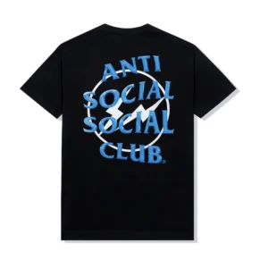 Anti Social Social Club Blue Precious Petals Tee – Black