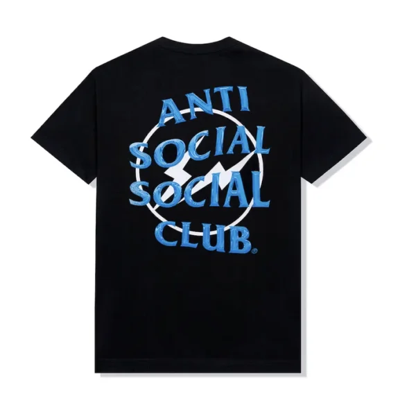 Anti Social Social Club Blue Precious Petals Tee – Black