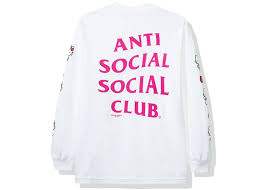 Anti Social Social Club Firebird Long Sleeve Tee – White