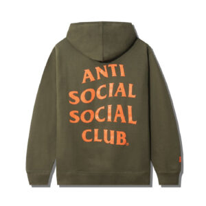 Anti Social Social Club Hoodie x Undefeated Paranoid – Olive