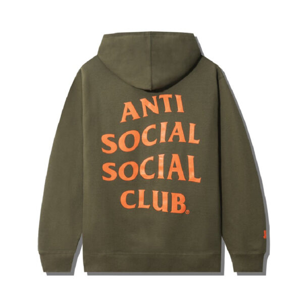 Anti Social Social Club Hoodie x Undefeated Paranoid – Olive