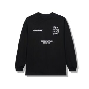 Anti Social Social Club Long Sleeve Tee x Neighborhood – Black
