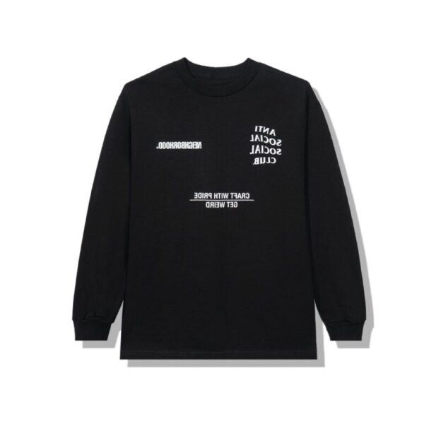 Anti Social Social Club Long Sleeve Tee x Neighborhood – Black
