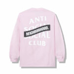 Anti Social Social Club Long Sleeve Tee x Neighborhood – Pink